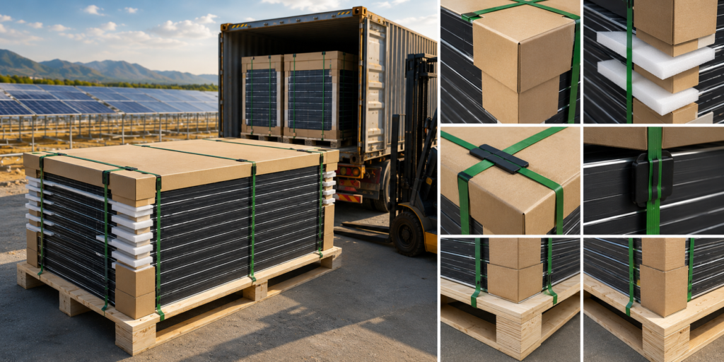 How Solar Panel Packaging Protects Large-Scale Projects in India