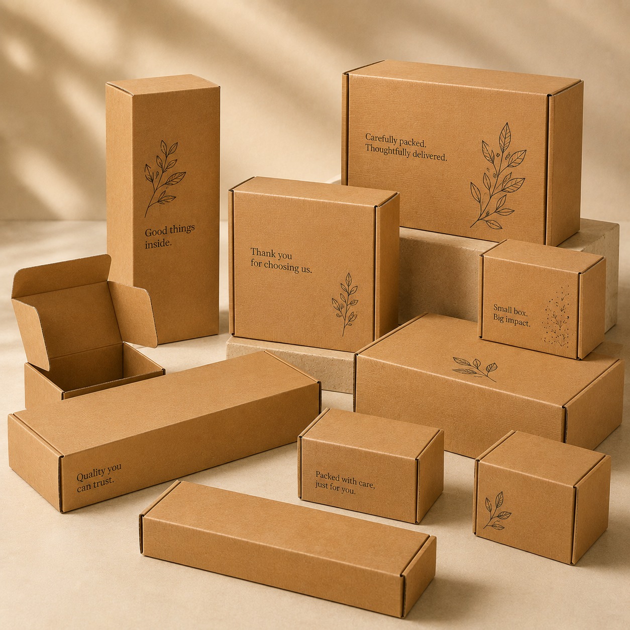 Corrugated Boxes by Brandsy